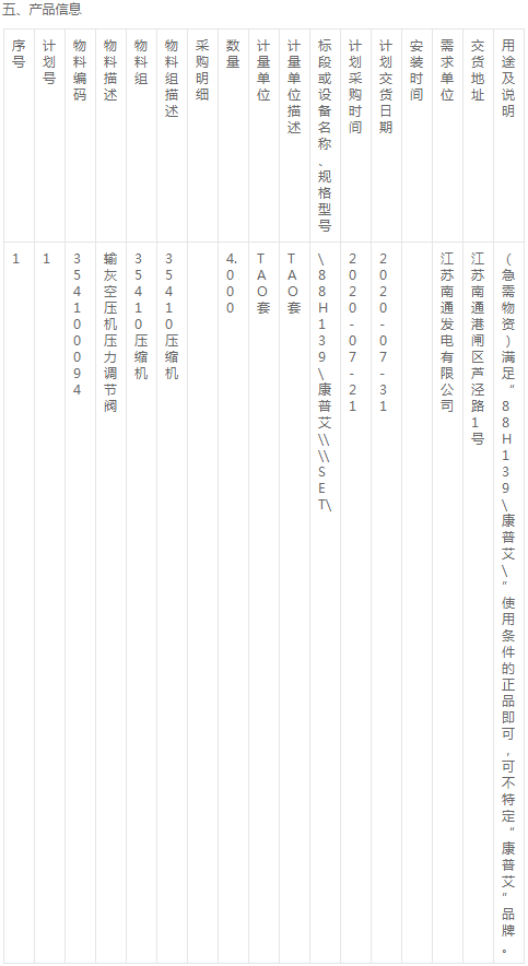 江蘇南通發(fā)電有限公司0669輸灰空壓機壓力調(diào)節(jié)閥詢價